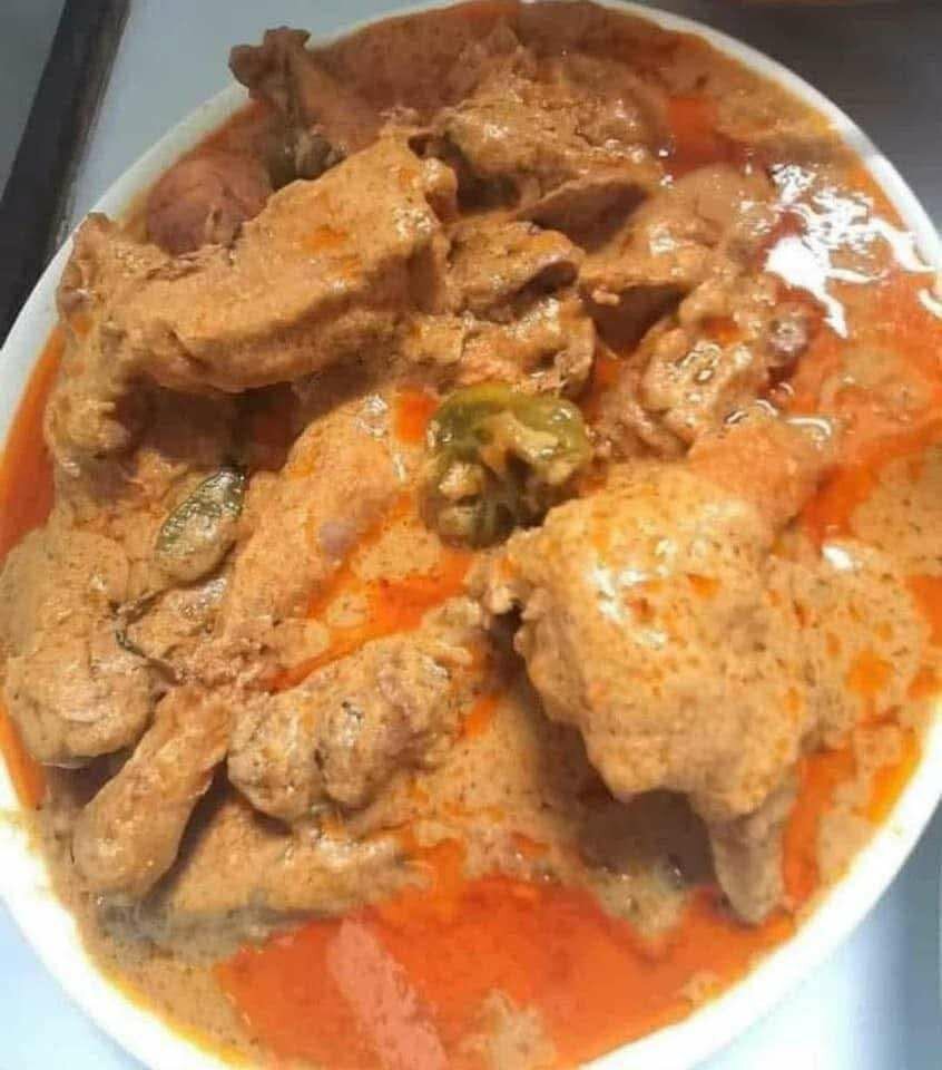 Foutou sauce arachide