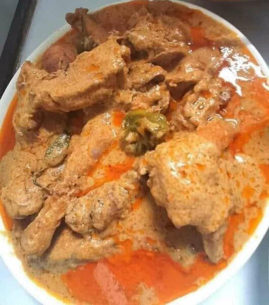 Foutou sauce arachide