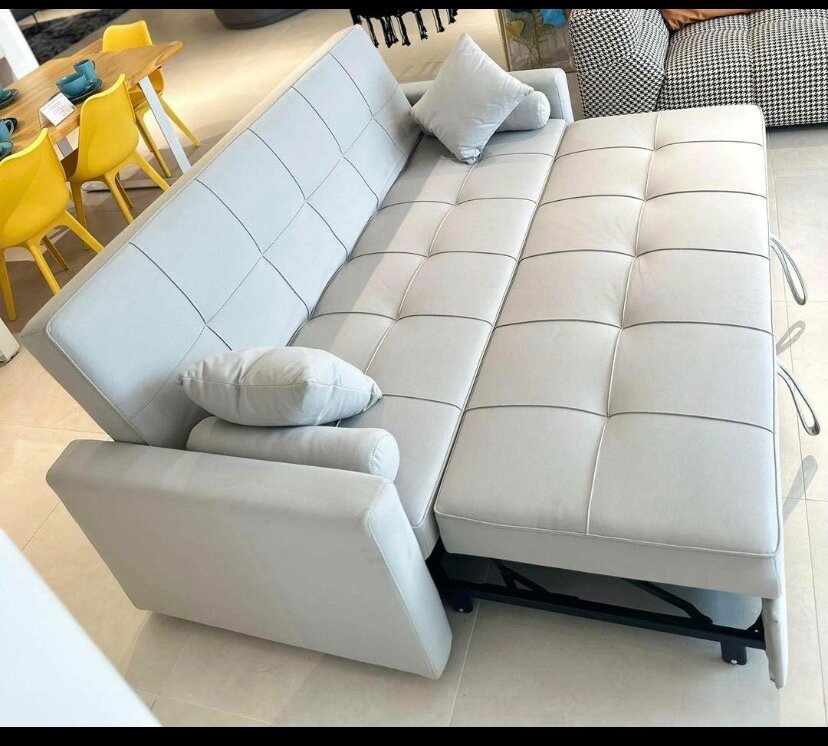 Canapé-lit moderne gris