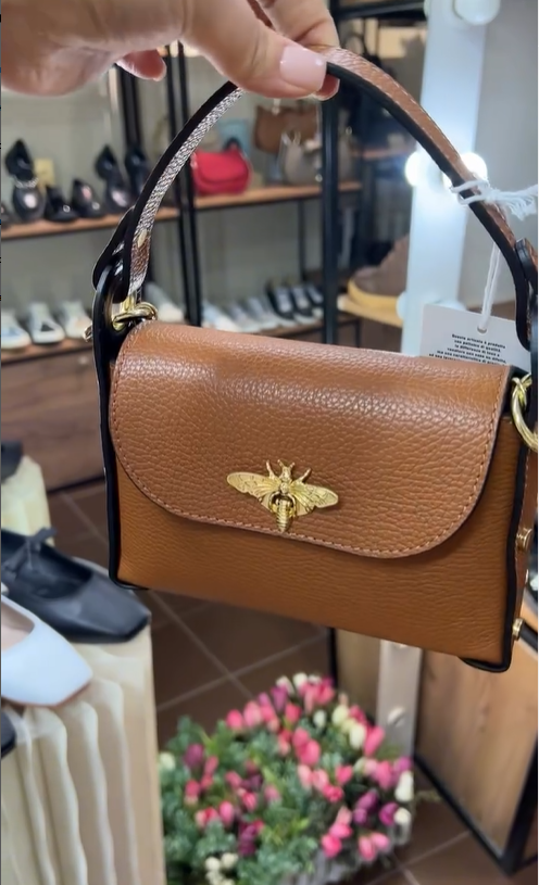 сумка коричневая