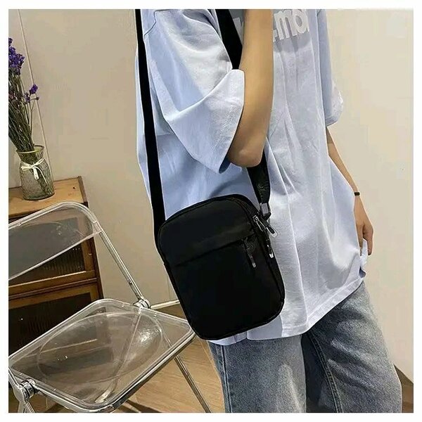 Sac Bandoulière Unisexe Noir