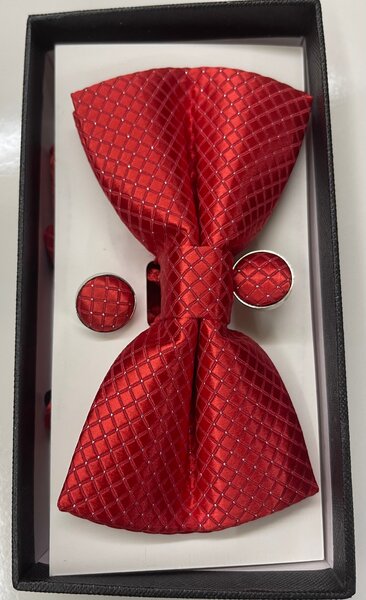 Ensemble Noeud Papillon et Boutons de Manchette