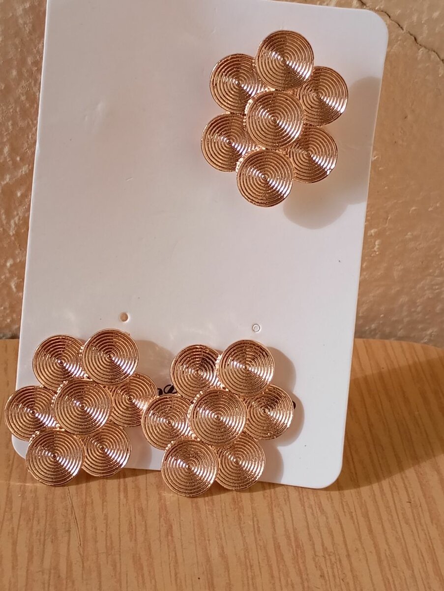 Boucles d'oreilles en alliage