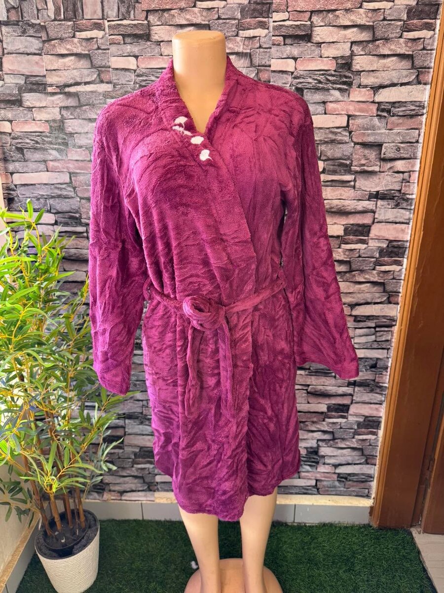 Peignoir Doux Femme Velours