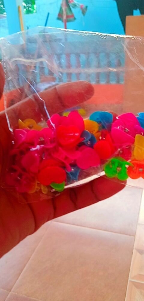 Kids hair accessories, hair clips and pony ties