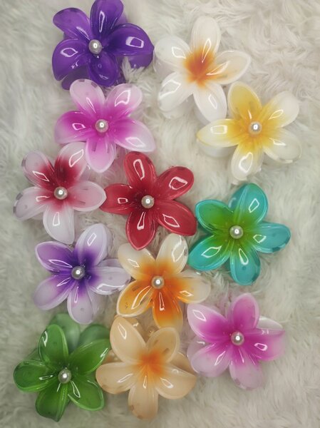 Pince à cheveux en fleurs