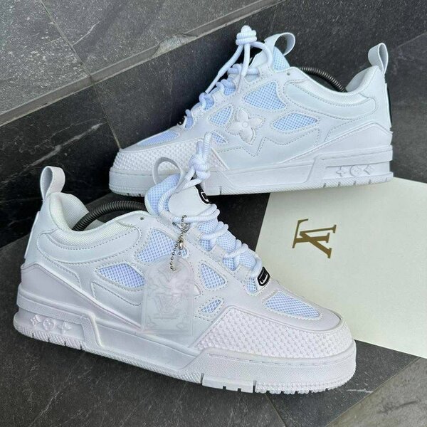 Baskets blanches en cuir