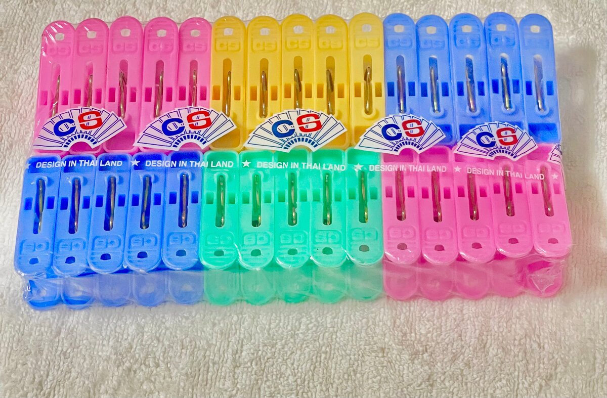 Pinces à linge colorées