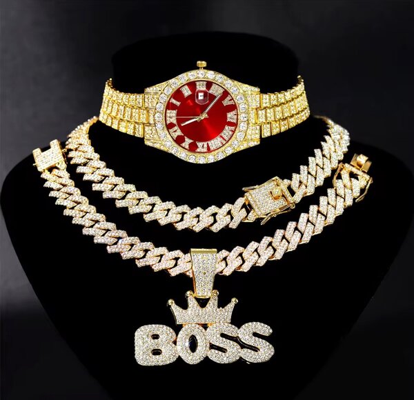 Montre et Collier "BOSS"