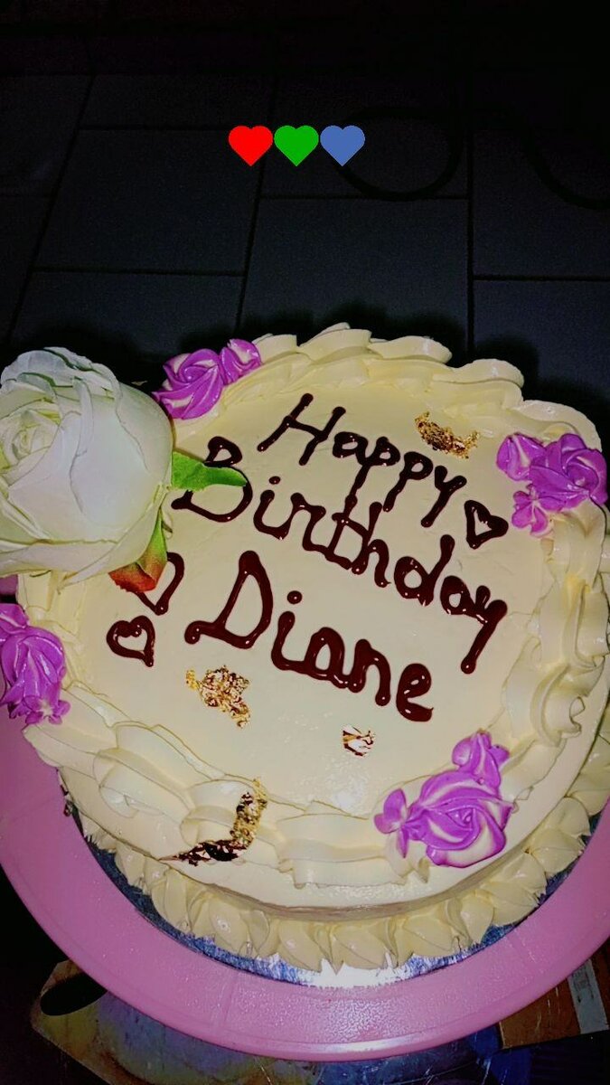 Gâteau d'anniversaire élégant