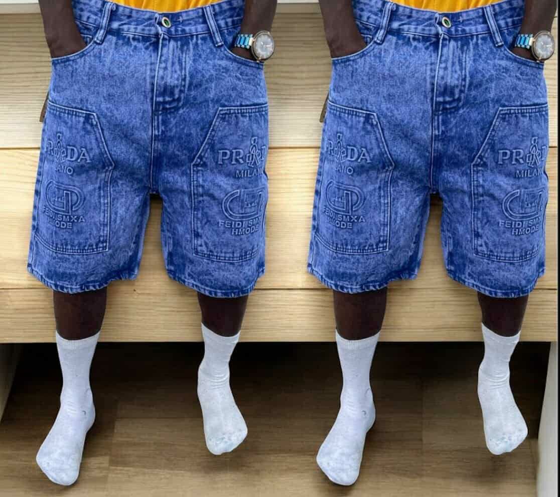 Shorts en denim pour hommes