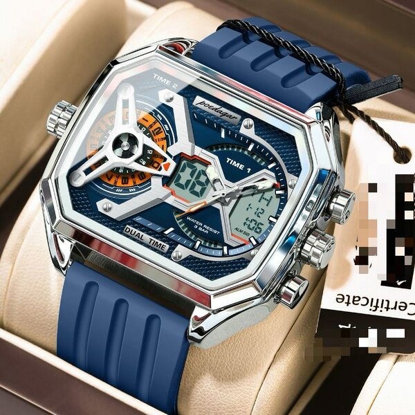 Montre Digitale Sport Double Cadran