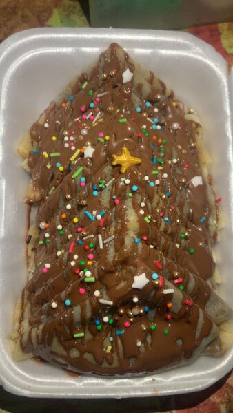 Crêpes fourrées au nutella