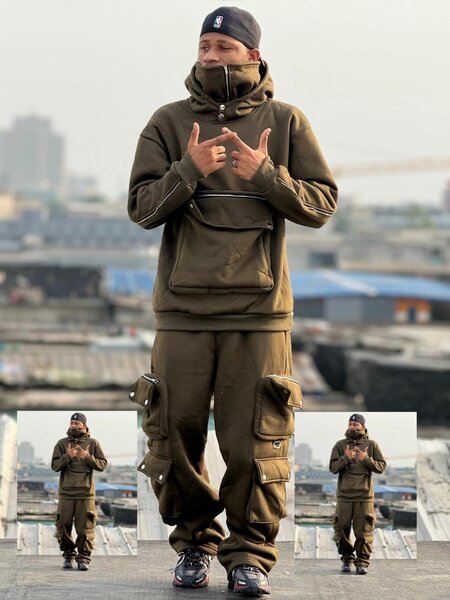 Ensemble survêtement cargo homme