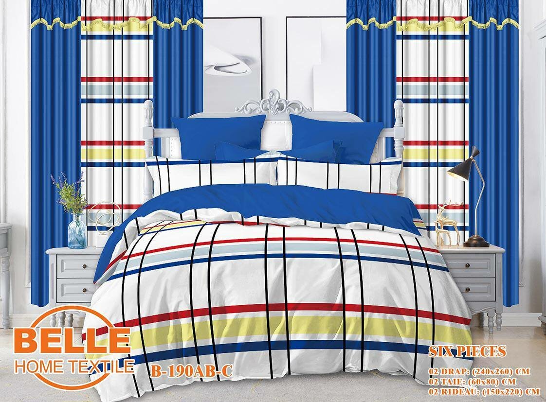 Ensemble de draps et taies d'oreillers