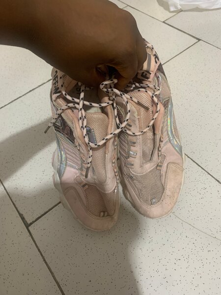 Baskets Roses Mode Unisexe