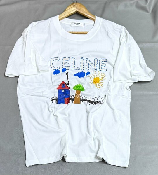 T-shirt CELINE blanc pour femme
