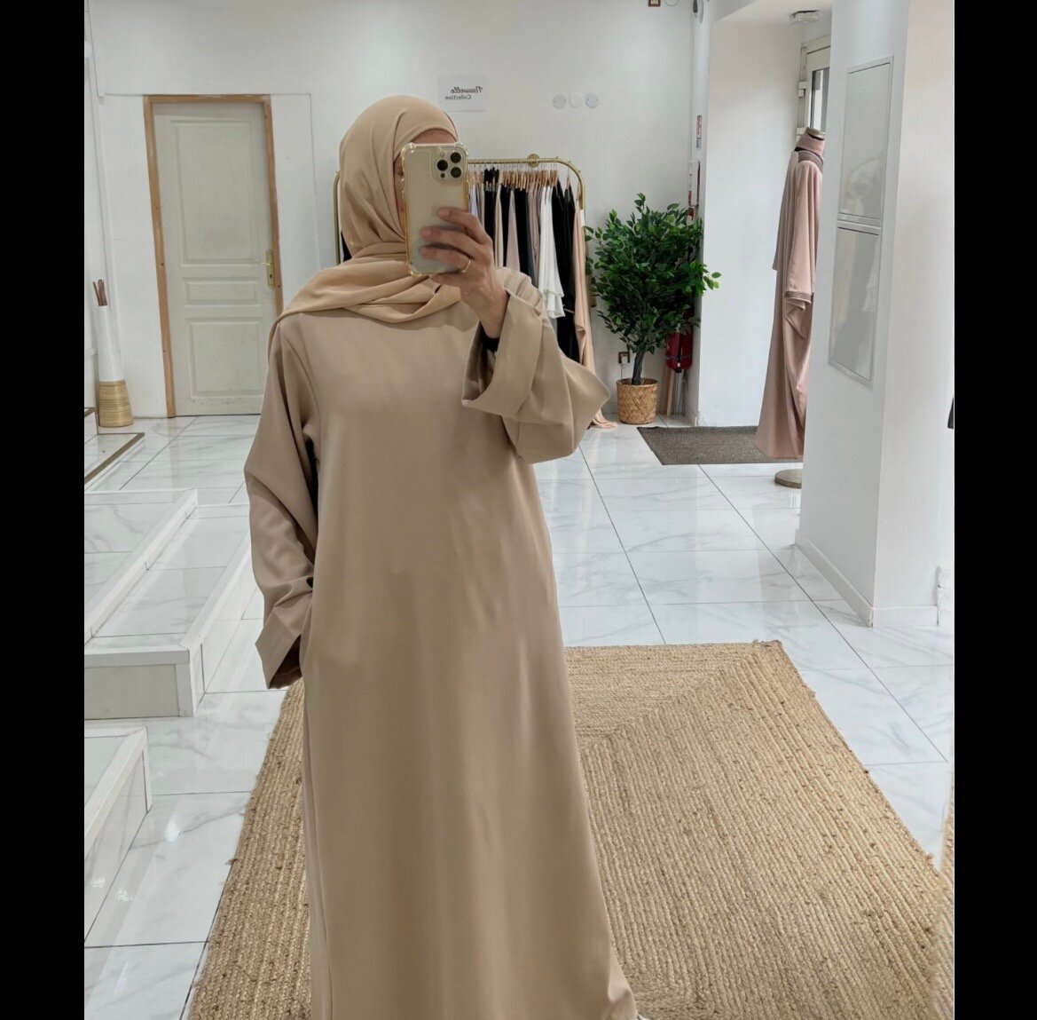 Robe Abaya Élégante Femme