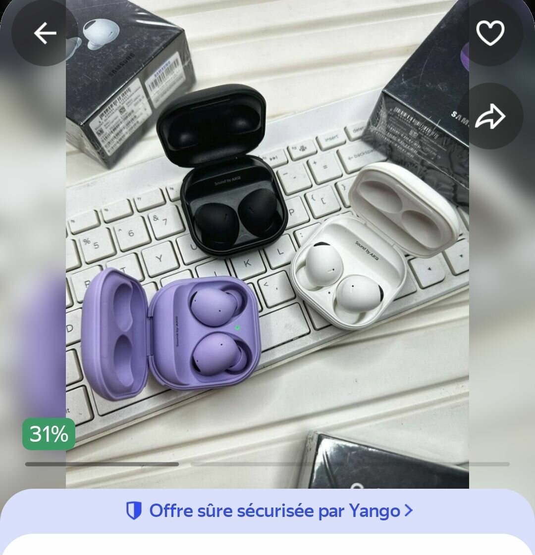 Écouteurs burds2 pro