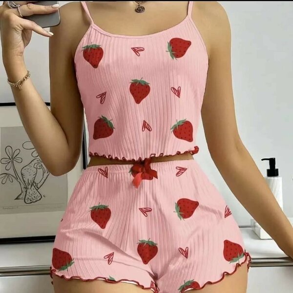 Pyjama Femme Imprimé Fruits