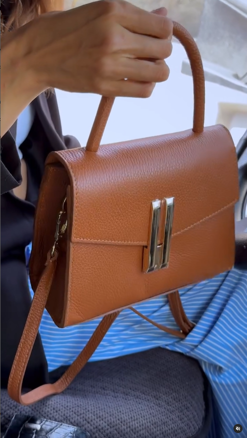 сумка коричневая