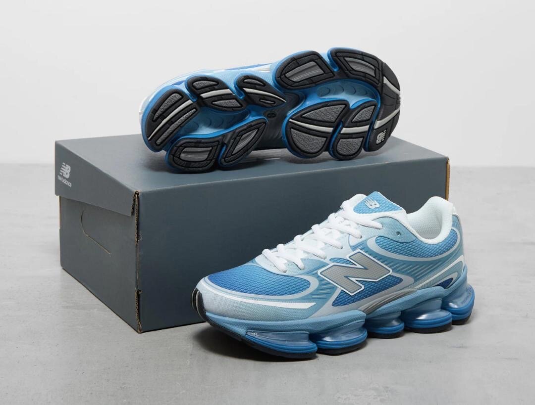 Baskets confort sport bleu