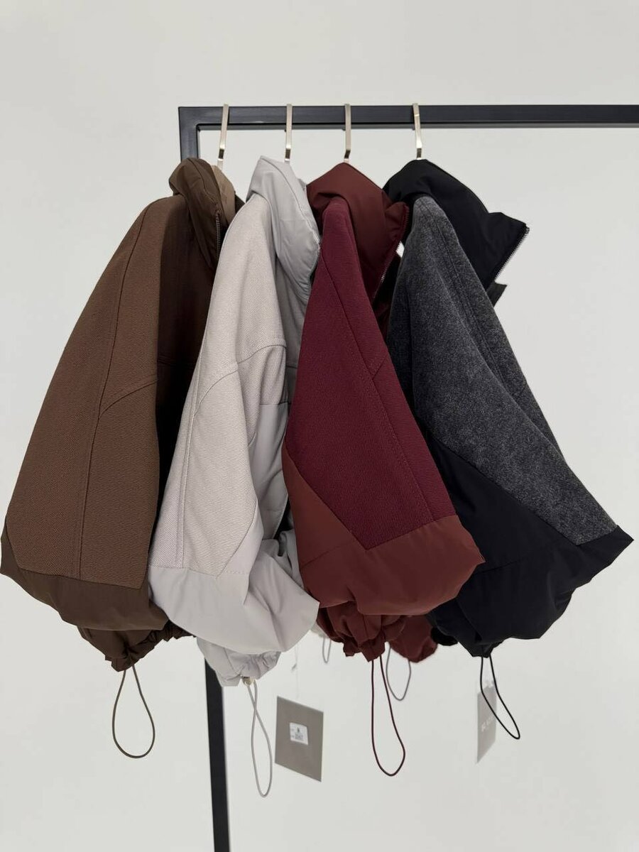 Комбинированная ветровка с джинсой