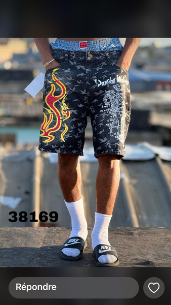 Short en jean