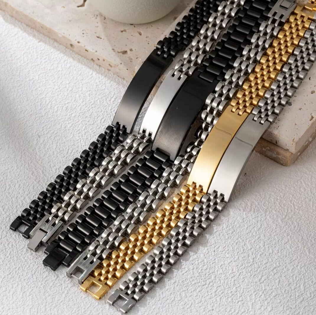 Stainless steel men's bracelet