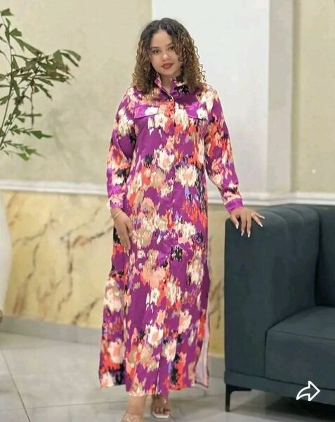 Robe longue florale élégante