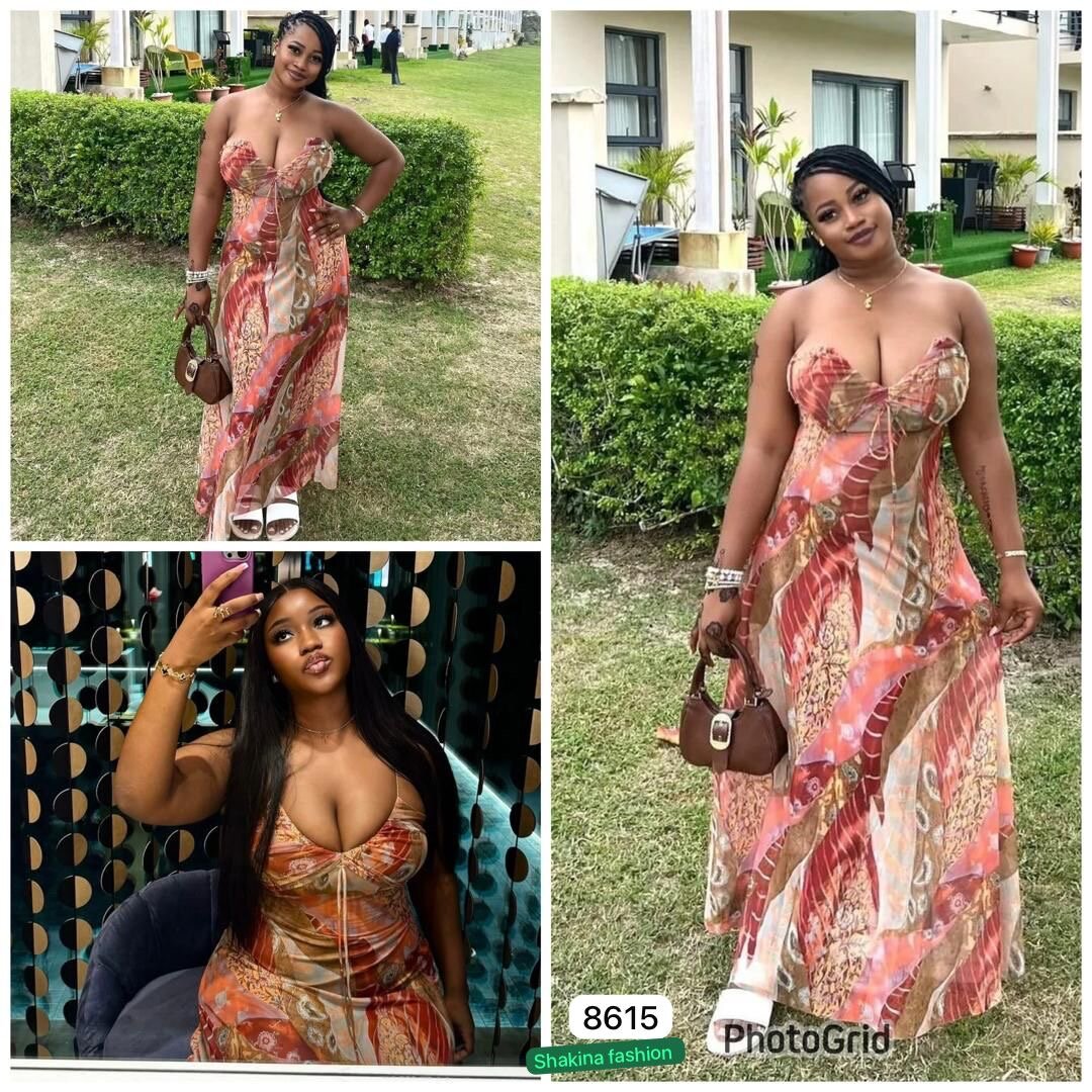 Robe longue imprimée été