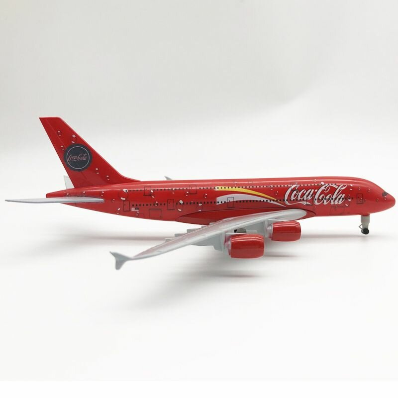 Avion Miniature Décoration Coca-Cola