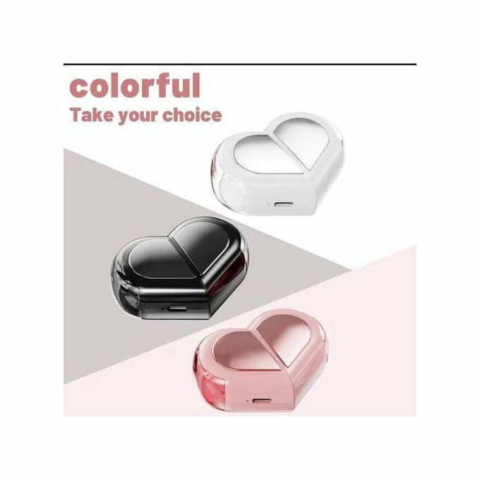 Écouteurs Bluetooth cœur