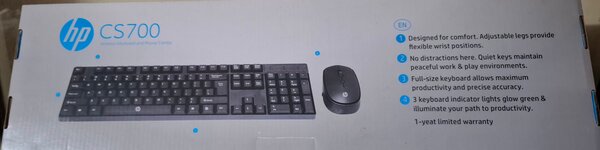 Clavier et Souris HP CS700 - Noir