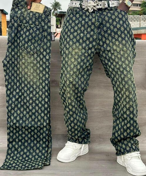 Jeans imprimé style décontracté