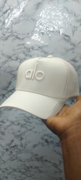 Casquette blanche "alo" unisexe
