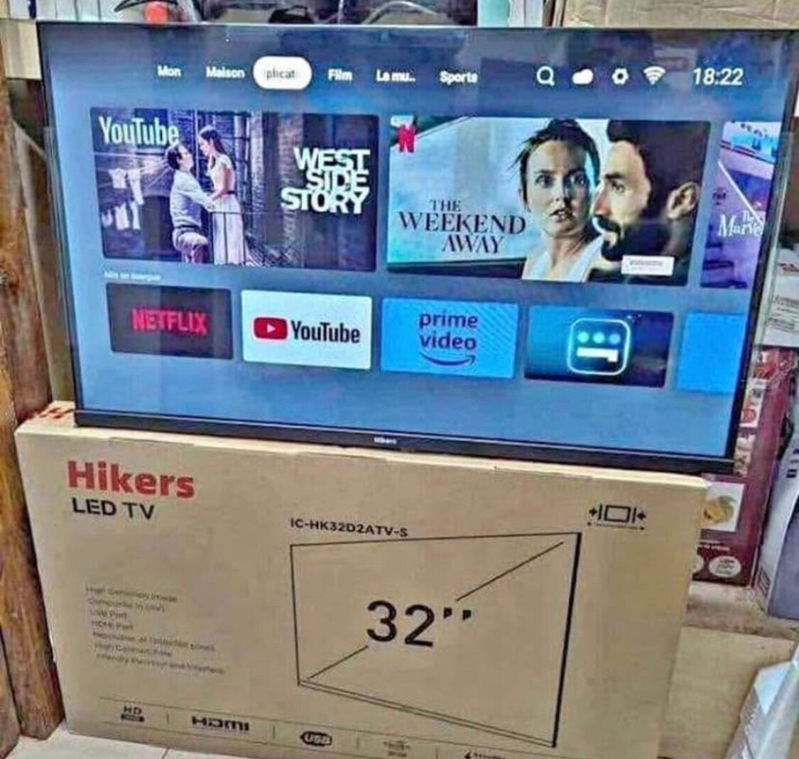 Télévision LED 32'' Hikers