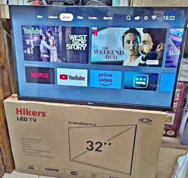 Télévision LED 32'' Hikers