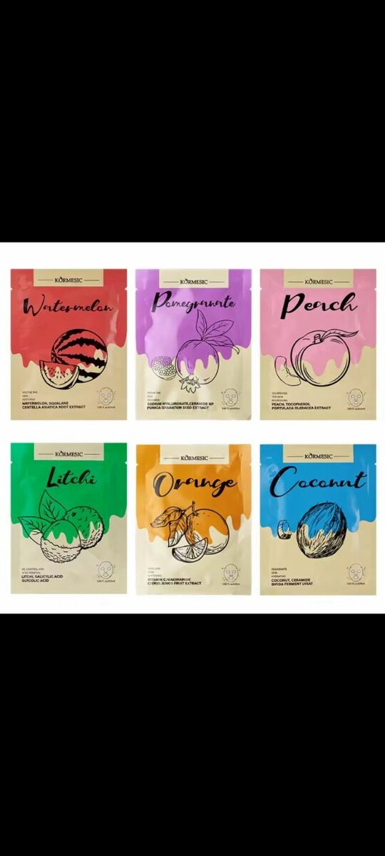 Masques faciaux hydratants