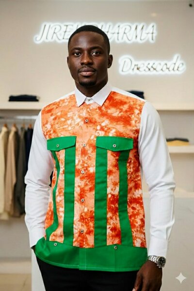 Chemise homme colorée élégante