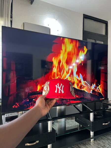 Red Baseball Cap with Logo