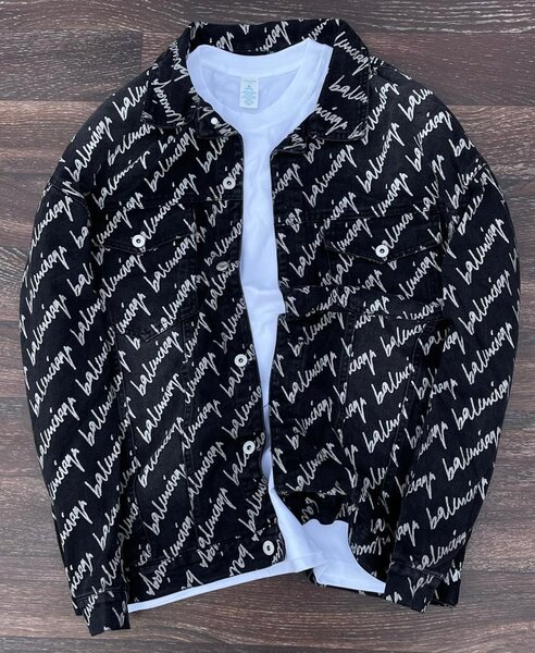 Veste en Denim Logo Homme