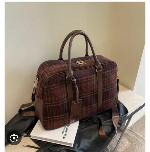 Sac de Voyage Tartan Classique