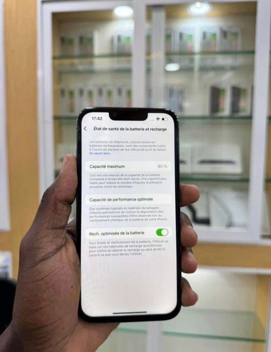 Smartphone Apple dernière génération