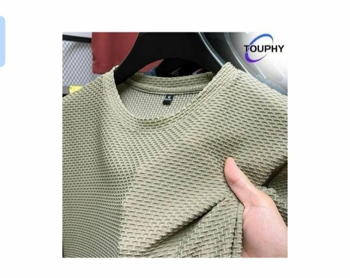 T-shirt texturée unisexe