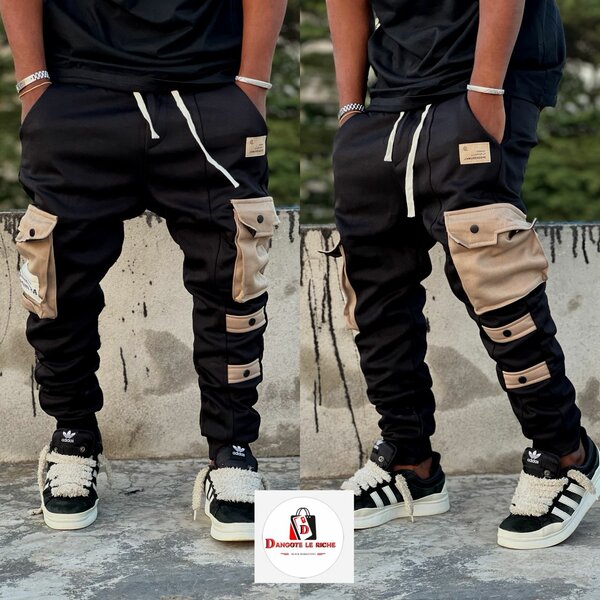 Pantalon streetwear multipoches