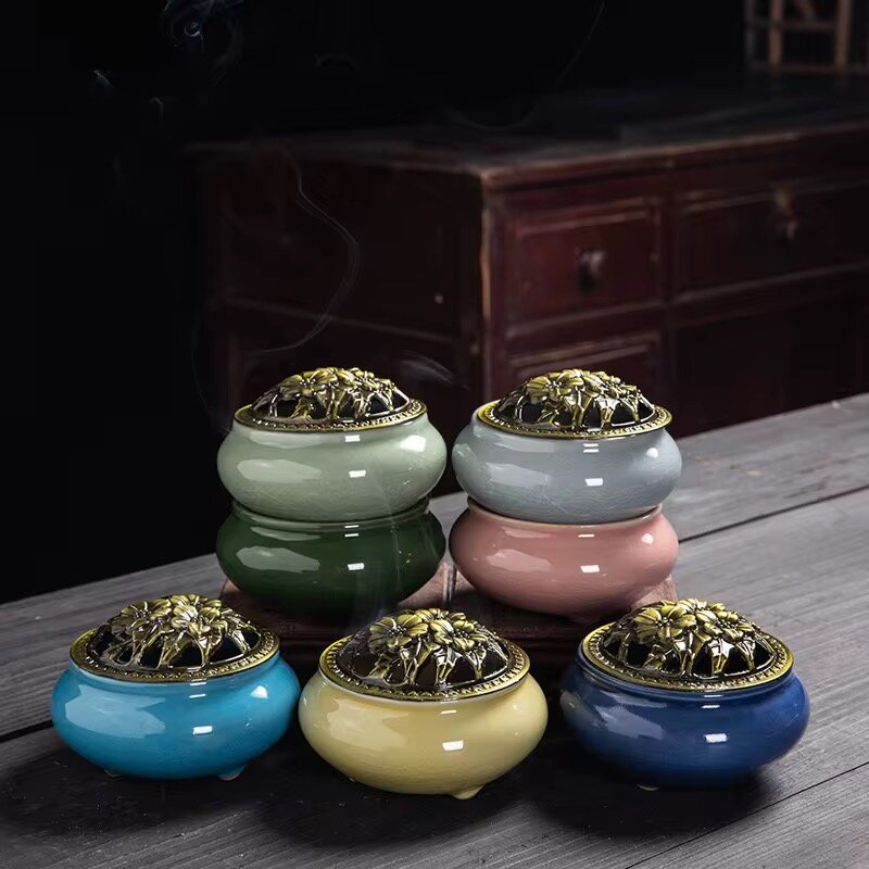 Brûleur d'encens en céramique