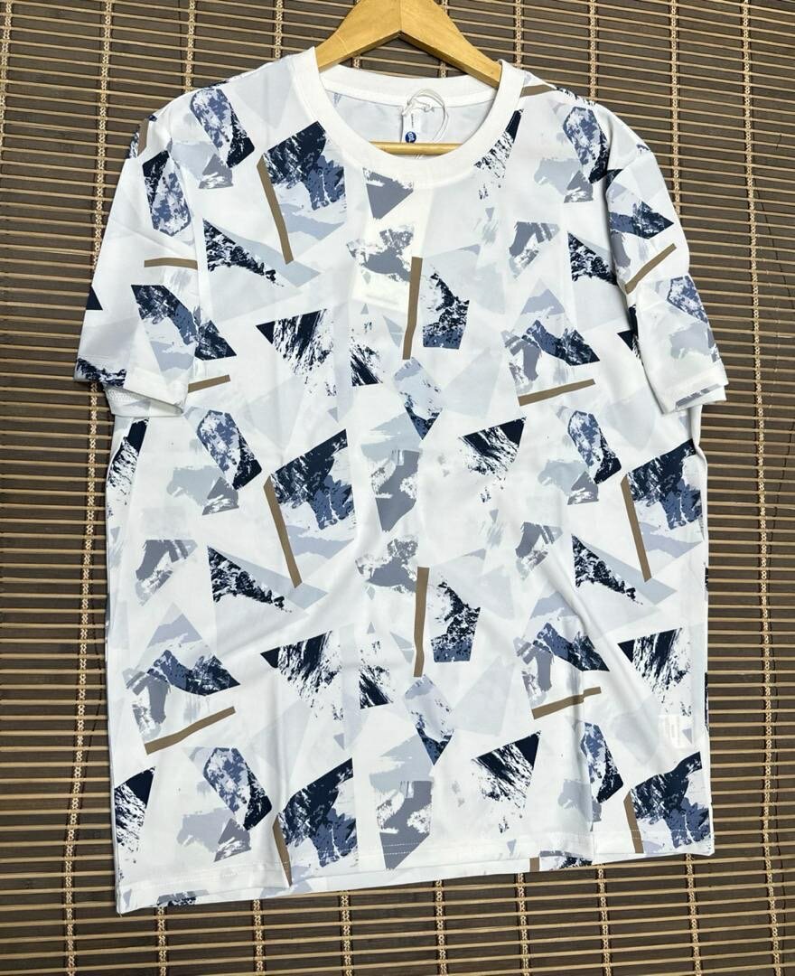 T-shirt imprimé tendance en coton