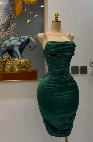 Elegant green dress