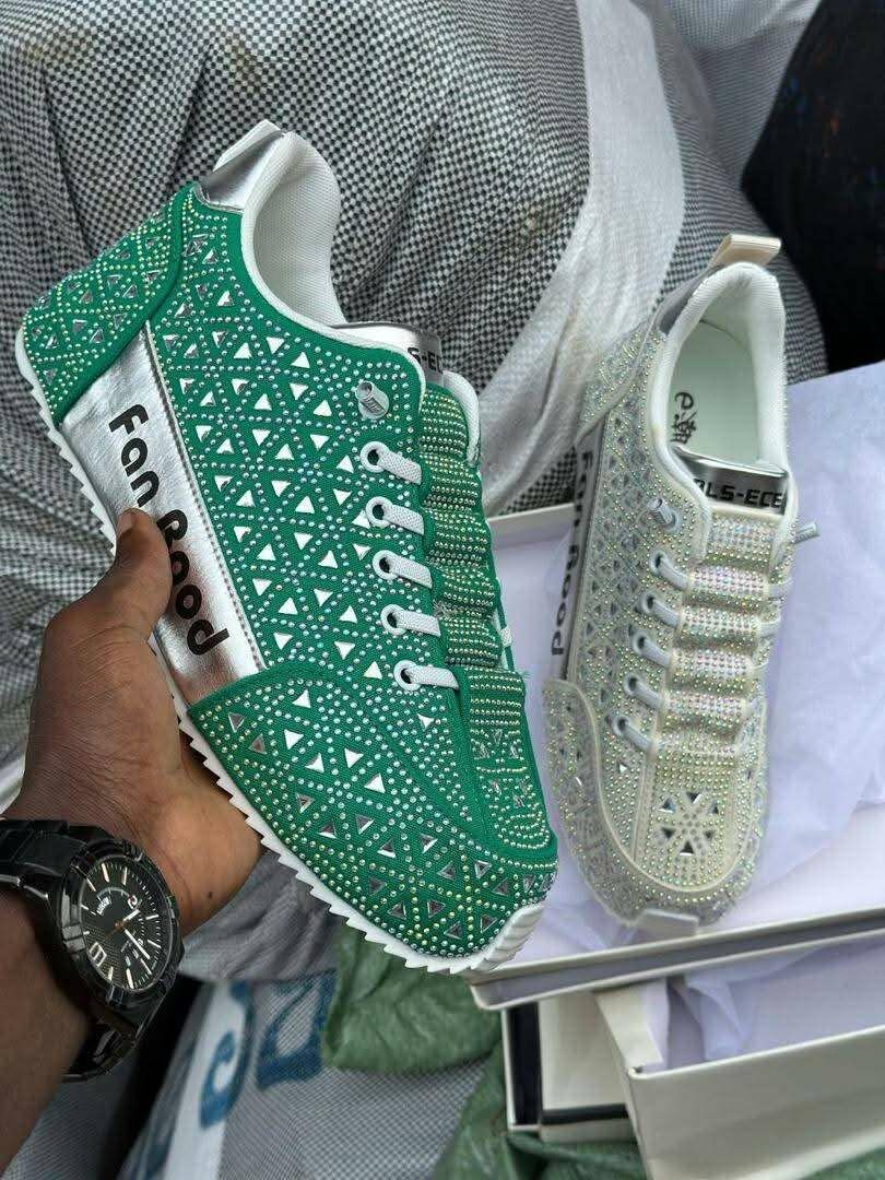 Baskets tendance Fan Rood